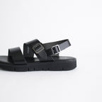 S.S. BELT SANDALS (GLOXI CUT SOLE) #BLACK [BSS2012010]