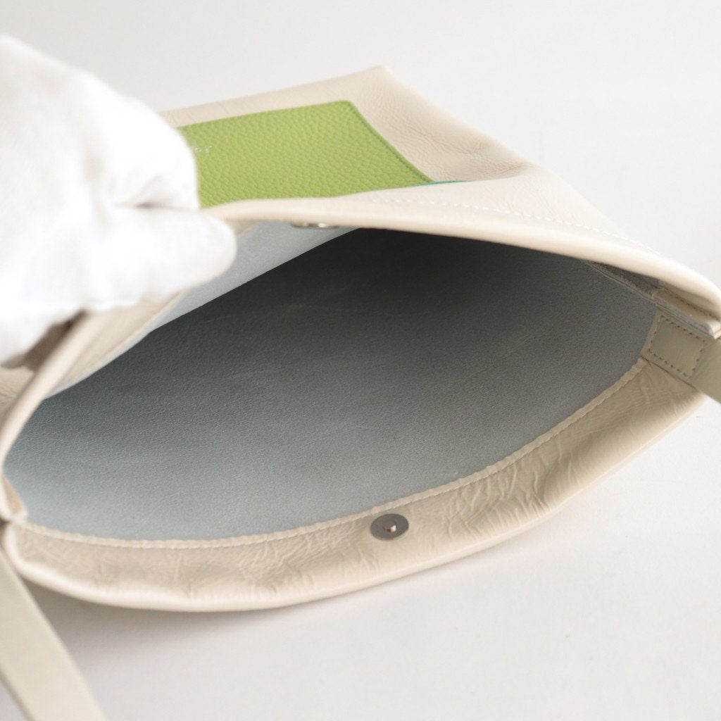 POCKET BAG LARGE #IVORY LIME [1403B]