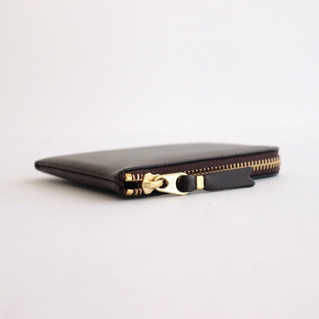 L字型ZIP財布 - CLASSIC LEATHER LINE #BROWN [8Z-D003-051]