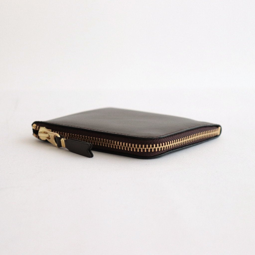 L字型ZIP財布 - CLASSIC LEATHER LINE #BROWN [8Z-D003-051]