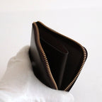 L字型ZIP財布 - CLASSIC LEATHER LINE #BROWN [8Z-D003-051]