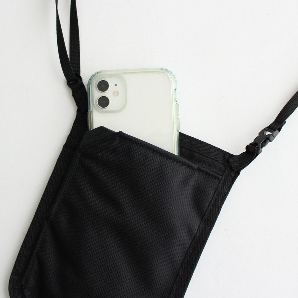 NECK POUCH STANDARD S #BLACK [SD-4018] _ MONOLITH | モノリス – ciacura