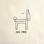 PRINT BAG - DOG CHAIR #NATURAL [33903]
