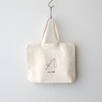 PRINT BAG - DOG STAIRS #NATURAL [33902]