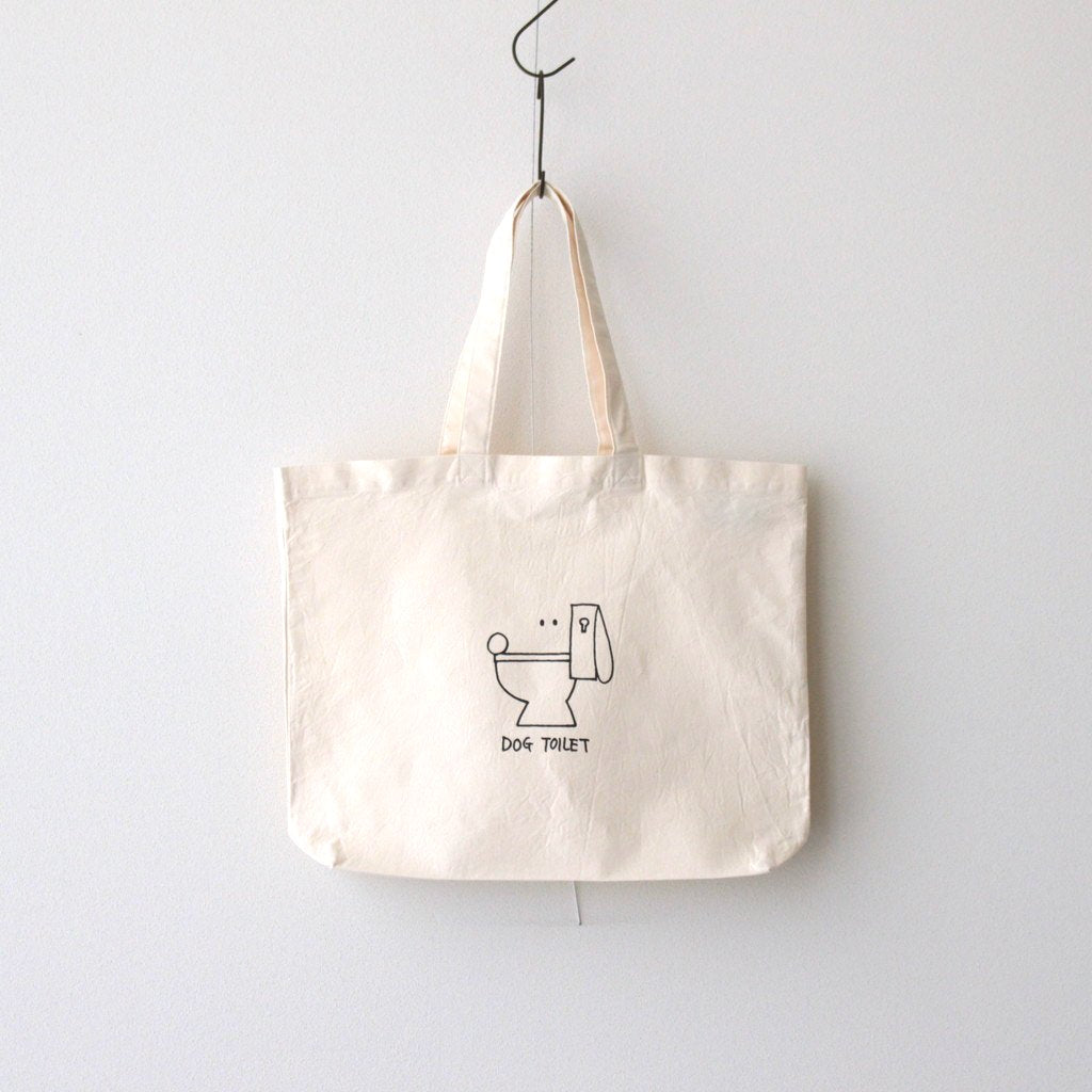 PRINT BAG - DOG TOILET #NATURAL [33901]