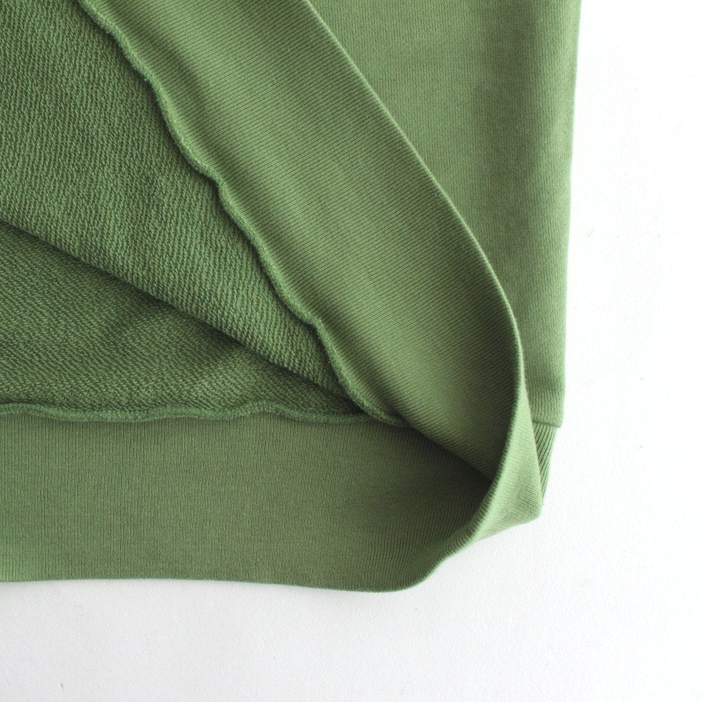 LIGHT FLOWY SWEAT V-NECK VEST #KHAKI GREEN [A23SV02LU]