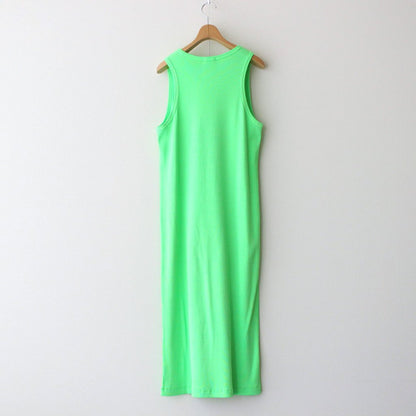 TANK DRESS #GREEN [L2301-CS016]