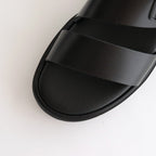 S.S. BELT SANDALS (GLOXI CUT THICK SOLE) #BLACK [BSS2112004]