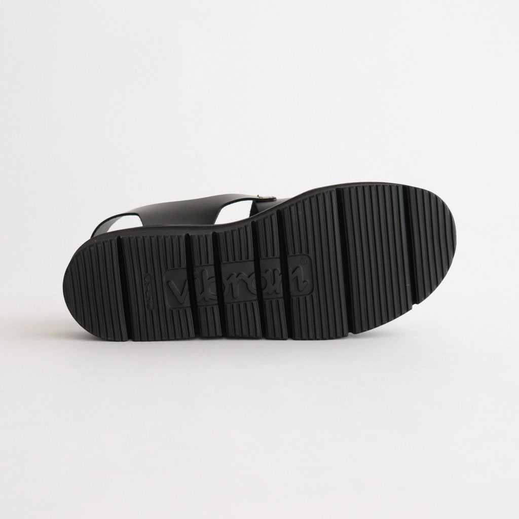 S.S. BELT SANDALS (GLOXI CUT THICK SOLE) #BLACK [BSS2112004]