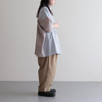 ショートスリーブBIGシャツ S #BLUE X BROWN / STRIPE [D123-T660-S]