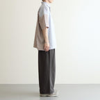 ショートスリーブBIGシャツ S #BLUE X BROWN / STRIPE [D123-T660-S]