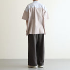 ショートスリーブBIGシャツ S #BLUE X BROWN / STRIPE [D123-T660-S]