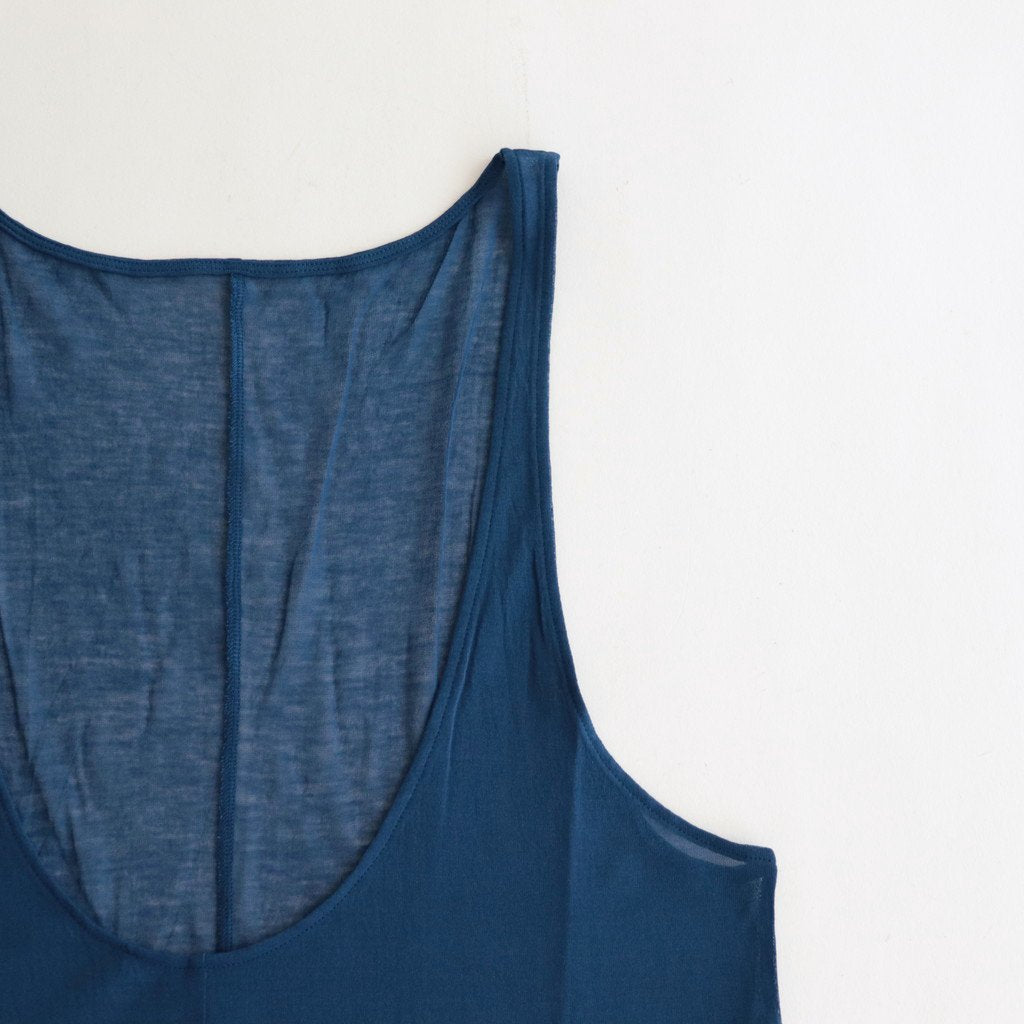 HARD TWIST COTTON GAUZE DRESS #BLUE [A23SD02RB] _ AURALEE