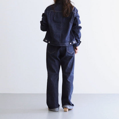 SELVEDGE LIGHT DENIM BLOUSON #INDIGO [A23SB03SD]