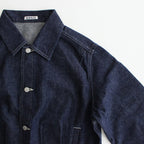 SELVEDGE LIGHT DENIM BLOUSON #INDIGO [A23SB03SD]