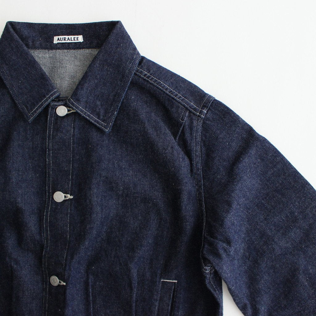 SELVEDGE LIGHT DENIM BLOUSON #INDIGO [A23SB03SD]
