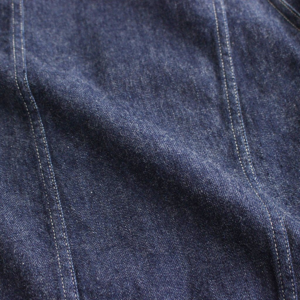 SELVEDGE LIGHT DENIM BLOUSON #INDIGO [A23SB03SD]