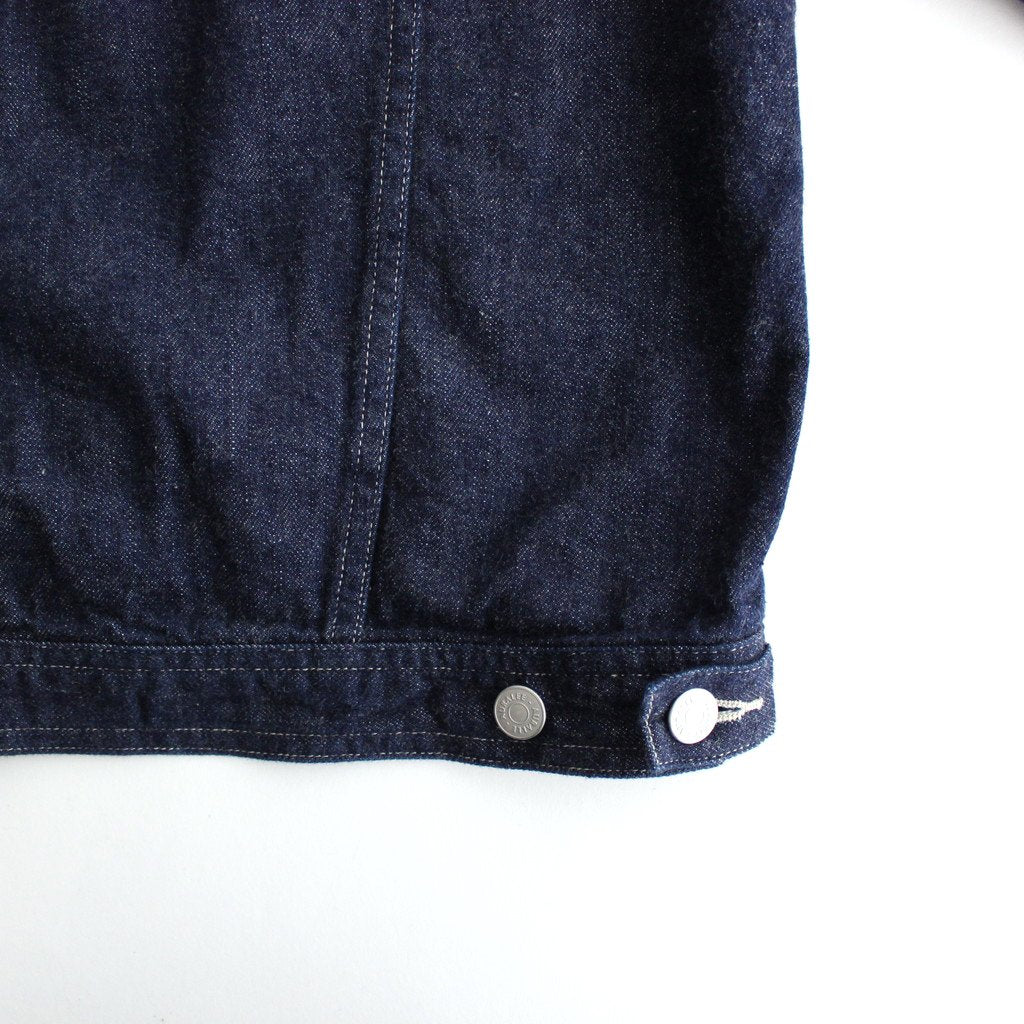 SELVEDGE LIGHT DENIM BLOUSON #INDIGO [A23SB03SD]