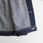 SELVEDGE LIGHT DENIM BLOUSON #INDIGO [A23SB03SD]