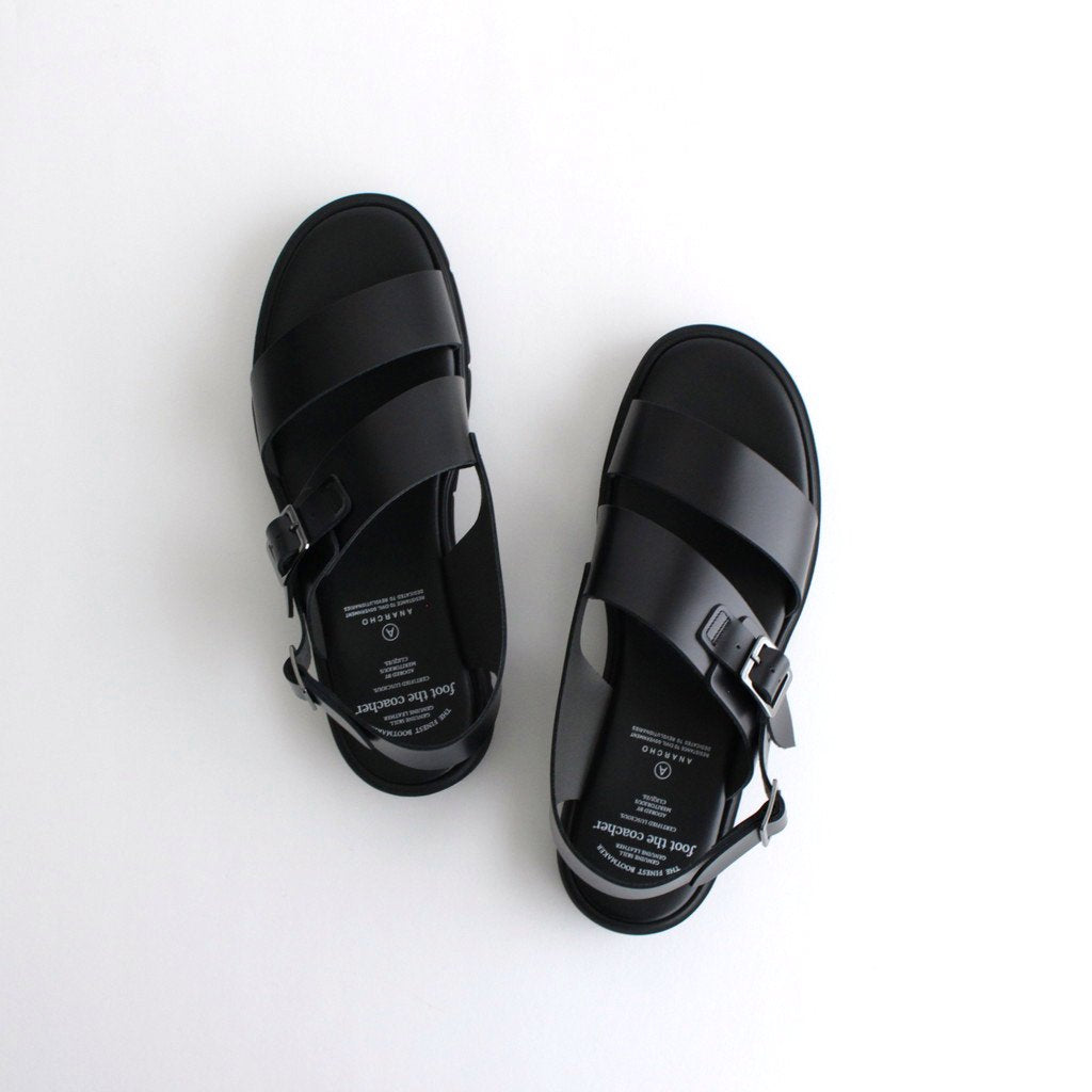 SS BELT SANDALS (GLOXI CUT SOLE) #BLACK [FTC2212008]