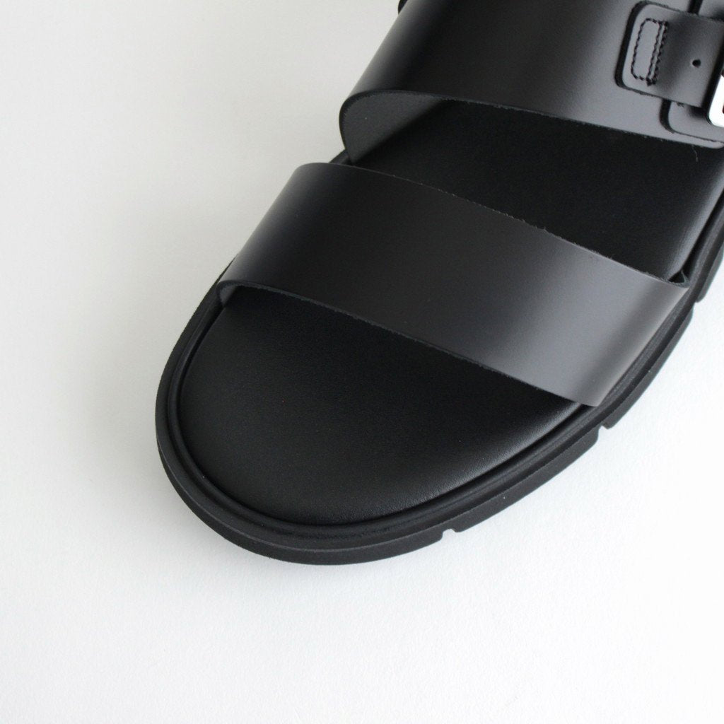 SS BELT SANDALS (GLOXI CUT SOLE) #BLACK [FTC2212008]