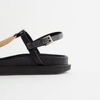 PLYWOOD VOLUME SANDALS #BLACK [1402S]
