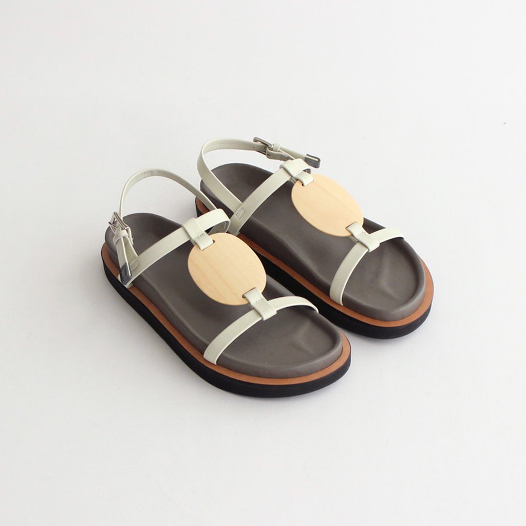 PLYWOOD VOLUME SANDALS #IVORY [1402S]