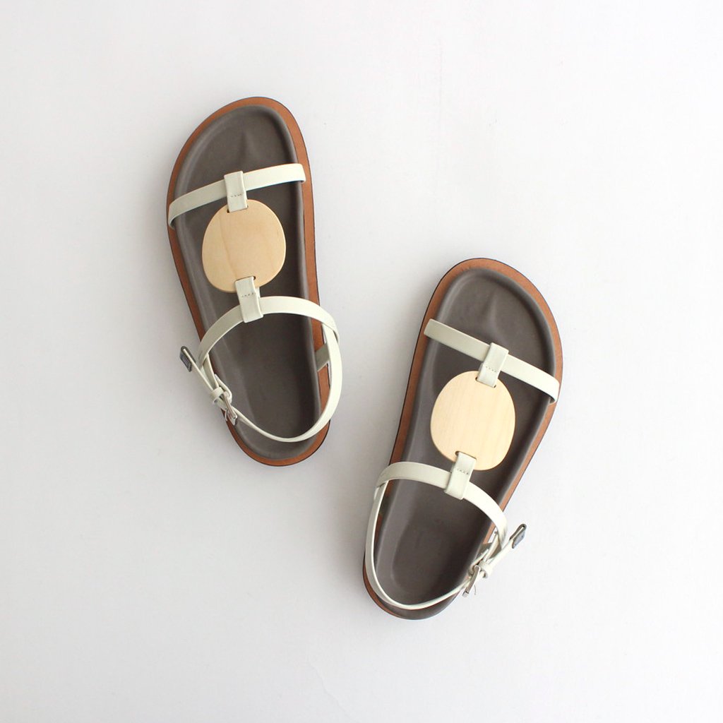 PLYWOOD VOLUME SANDALS #IVORY [1402S]