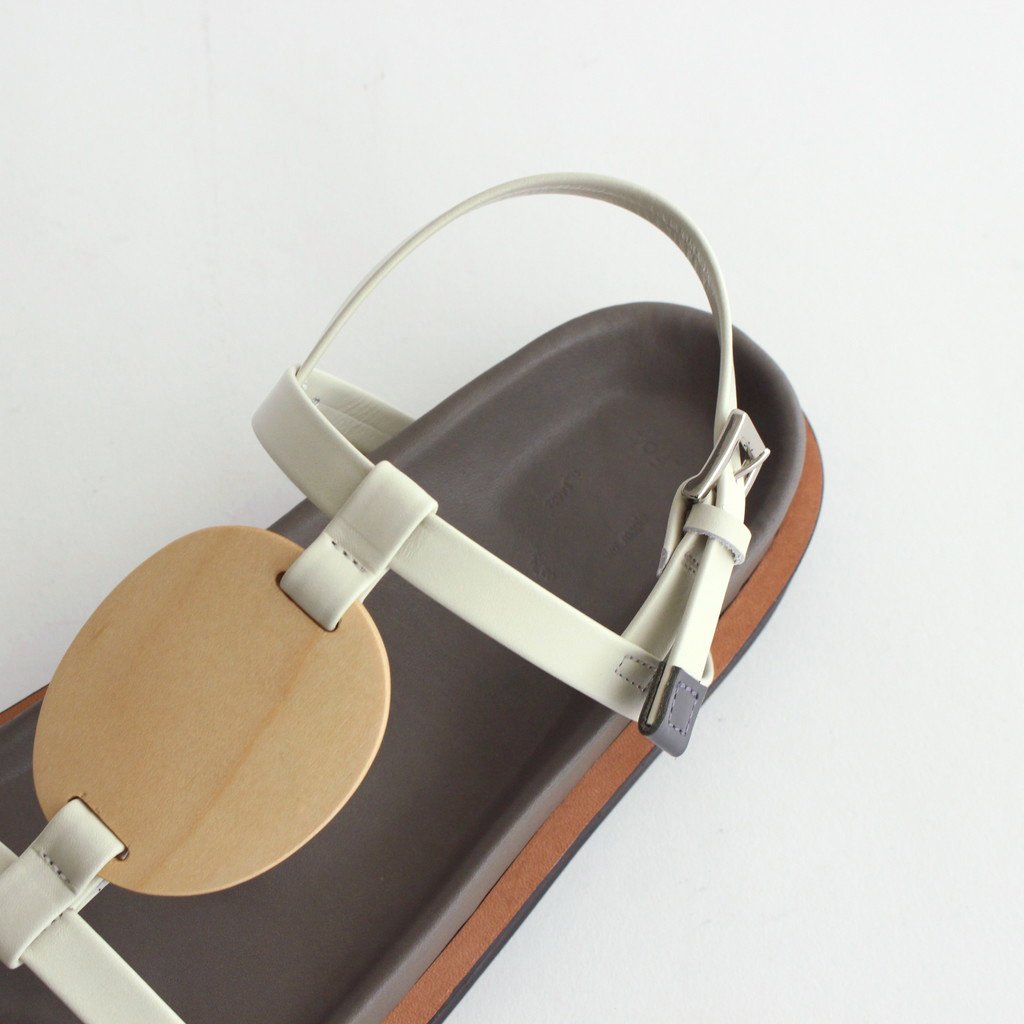 PLYWOOD VOLUME SANDALS #IVORY [1402S]