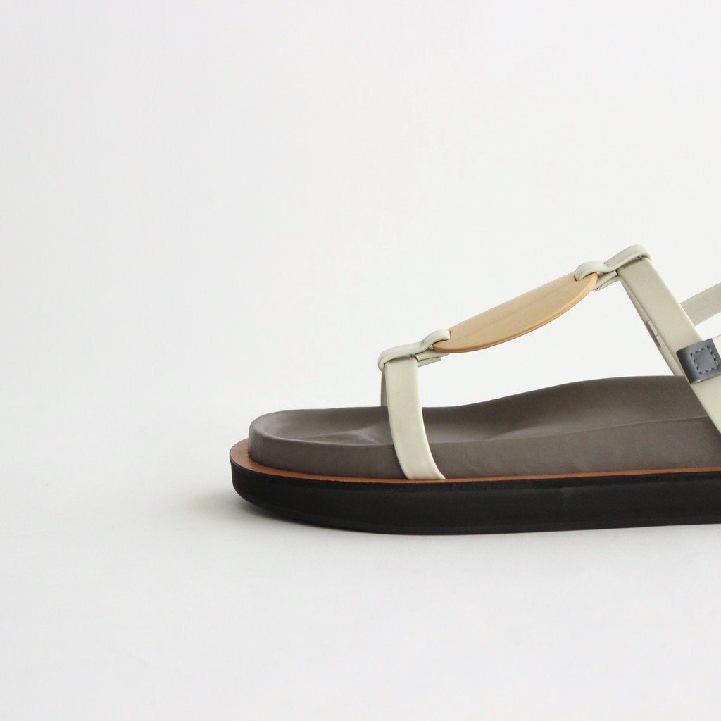 PLYWOOD VOLUME SANDALS #IVORY [1402S]