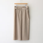 NAPRSK｜追撚ポリエステル・ツイル エプロンラップスカート #SAND [GE_NC1403SK]