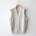 MOSS STITCH V/N VEST #IVORY [2301-003]
