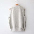 MOSS STITCH V/N VEST #IVORY [2301-003]