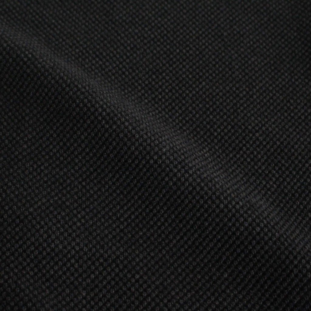 MOSS STITCH V/N VEST #BLACK [2301-003]