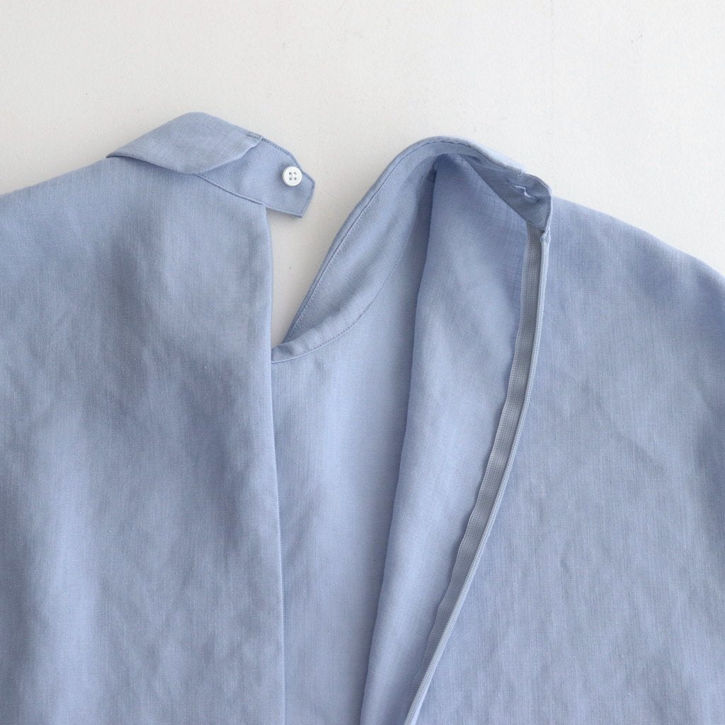 NRNPO｜Slab triacetate gauze small color sleeveless pullover #PALE BLUE [GE_NC1105PO]