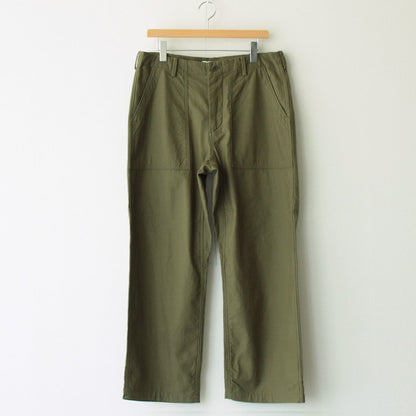 BAKER PANTS #OLIVE SATIN [23603]