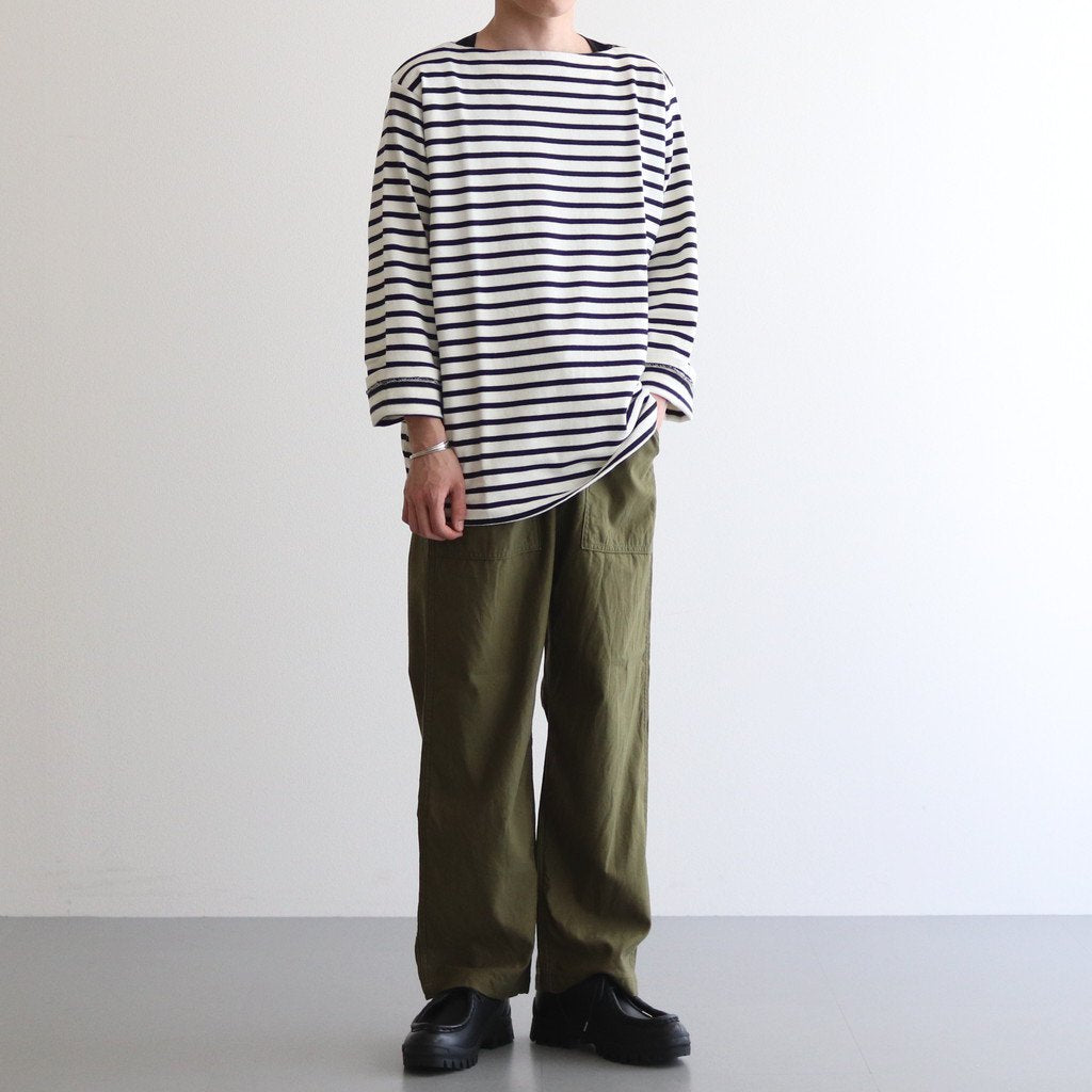 BAKER PANTS #OLIVE SATIN [23603]