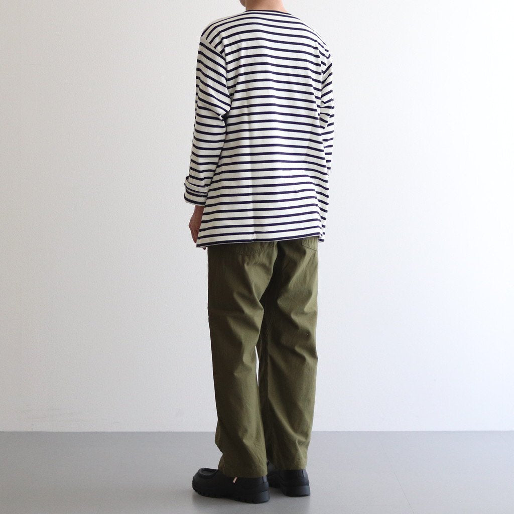 BAKER PANTS #OLIVE SATIN [23603] _ YAECA | ヤエカ – ciacura