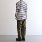 BAKER PANTS #OLIVE SATIN [23603]