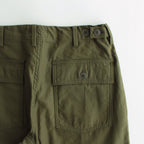 BAKER PANTS #OLIVE SATIN [23603]