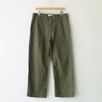 BAKER PANTS #OLIVE POPLIN [23603]