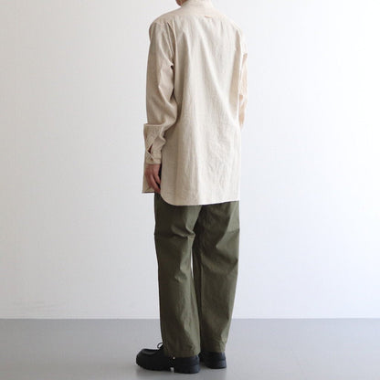 BAKER PANTS #OLIVE POPLIN [23603]