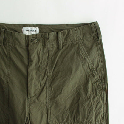 BAKER PANTS #OLIVE POPLIN [23603]