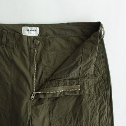 BAKER PANTS #OLIVE POPLIN [23603]