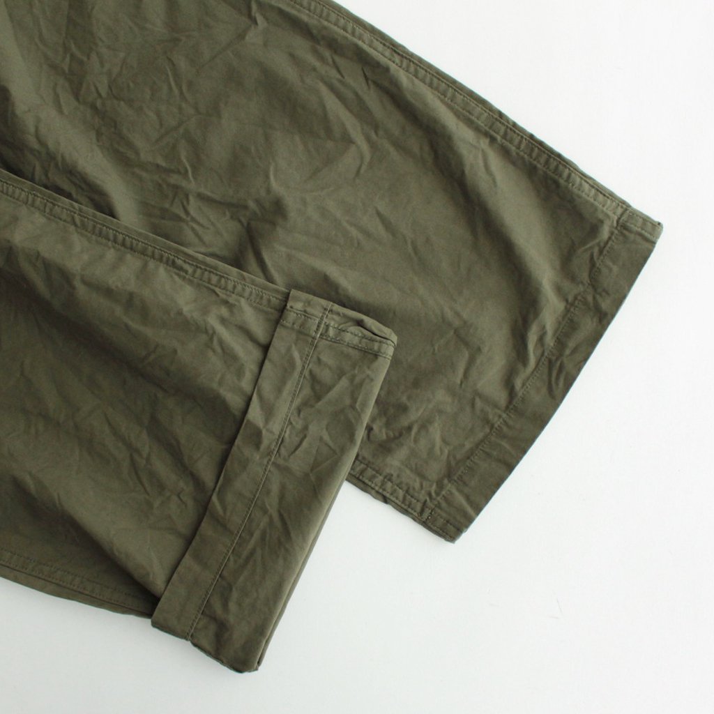 BAKER PANTS #OLIVE POPLIN [23603]