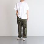 BAKER PANTS #OLIVE POPLIN [23603]