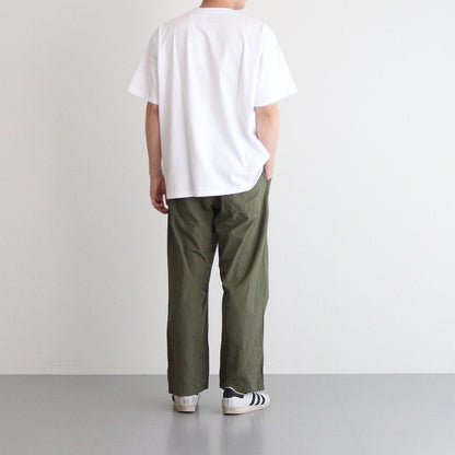 BAKER PANTS #OLIVE POPLIN [23603]