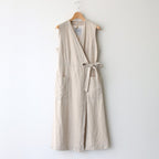 WRAP COAT NO SLEEVE #NATURAL CH [93510]