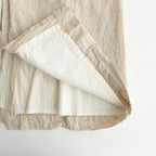 WRAP COAT NO SLEEVE #NATURAL CH [93510]