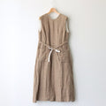 WRAP COAT NO SLEEVE #JUTE [93512]